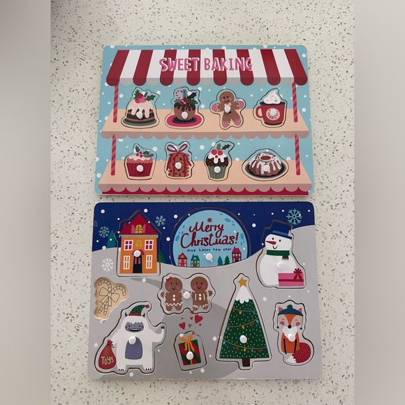 Target Bullseye Christmas Wood Puzzle - Picture 1 of 5